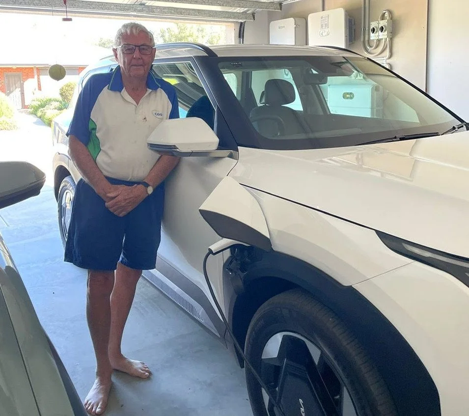 My 86yo Dad just bought an EV.  He will save heaps on running costs, make better use of the solar energy he is already generating, and leave more diesel for the people and industries that still truly depend on it.
Link to story in bio.