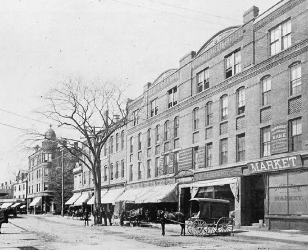 Woolsey Square, 1895 — near present-day Green Street