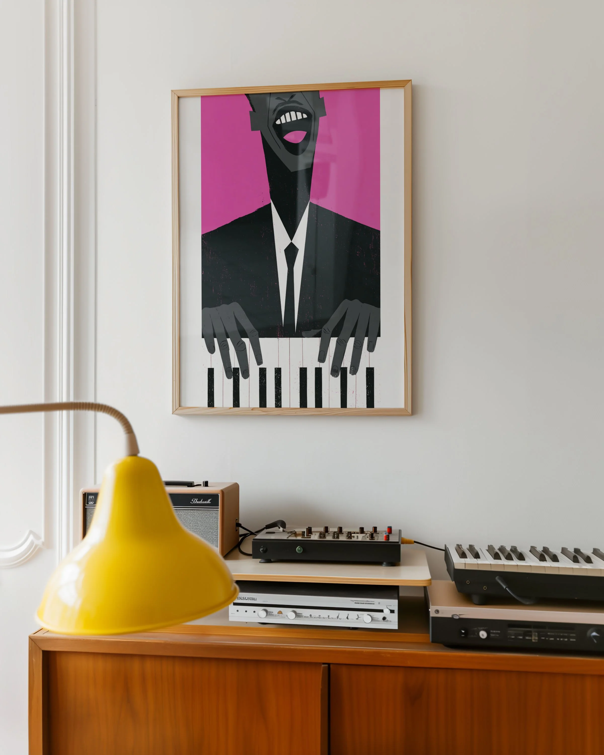 jazz-pianist-singing-pink-black-framed-print.jpg