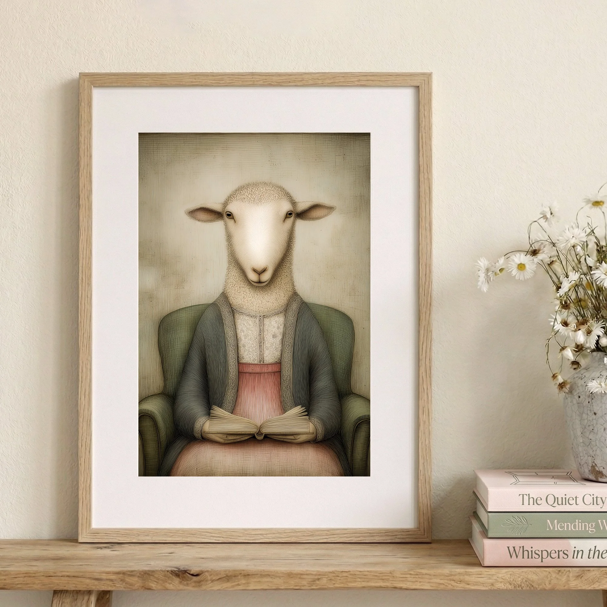 sheep-reading-vintage-armchair-framed-print.jpg
