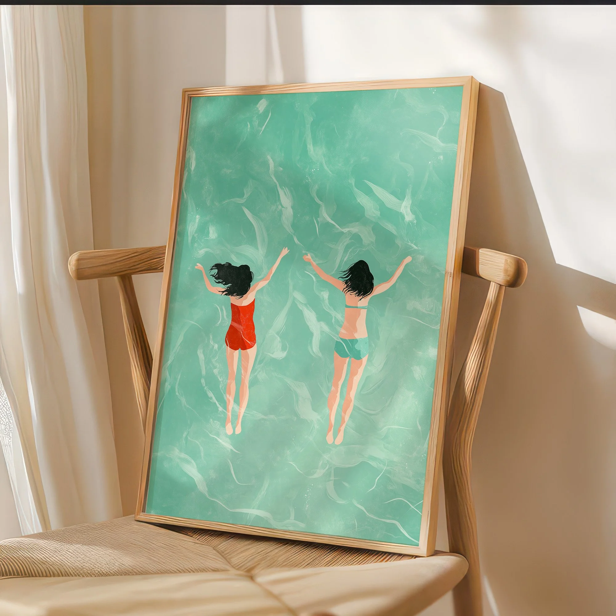 turquoise-swimmers-framed-print.jpg