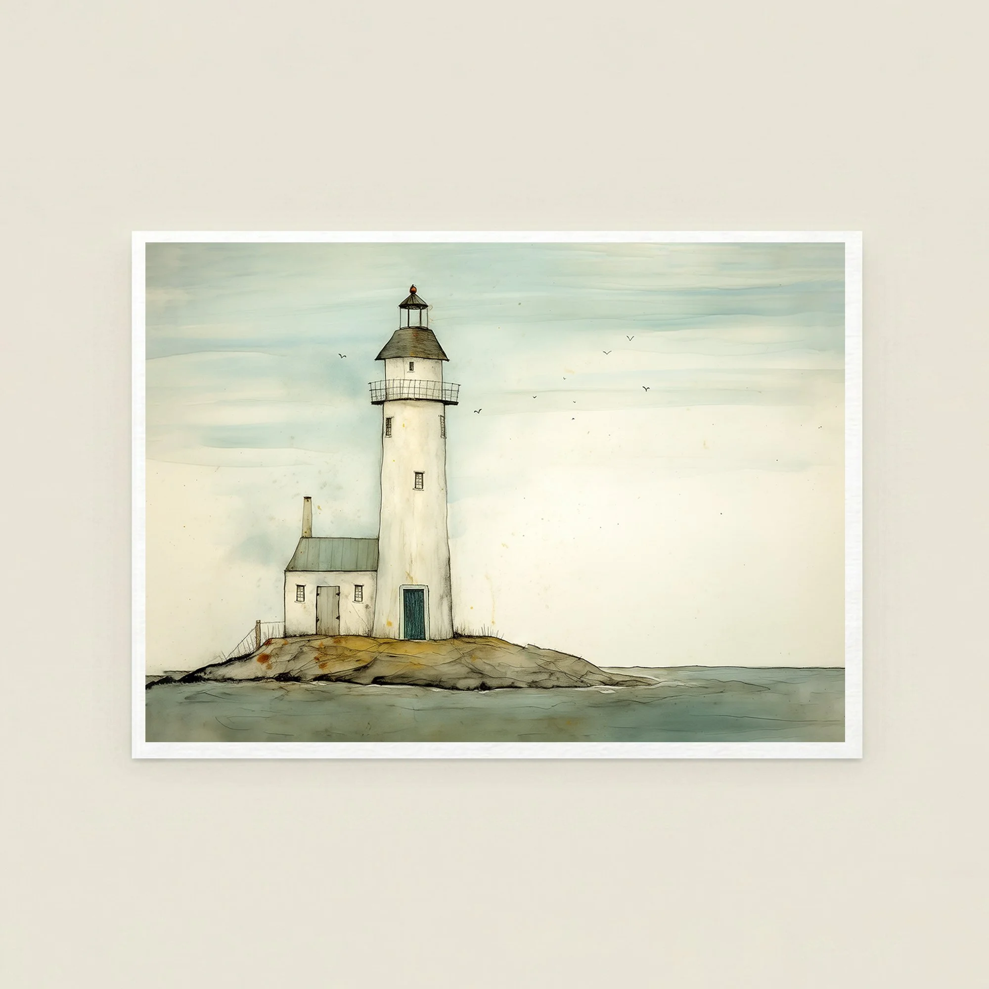 Island Lighthouse Print