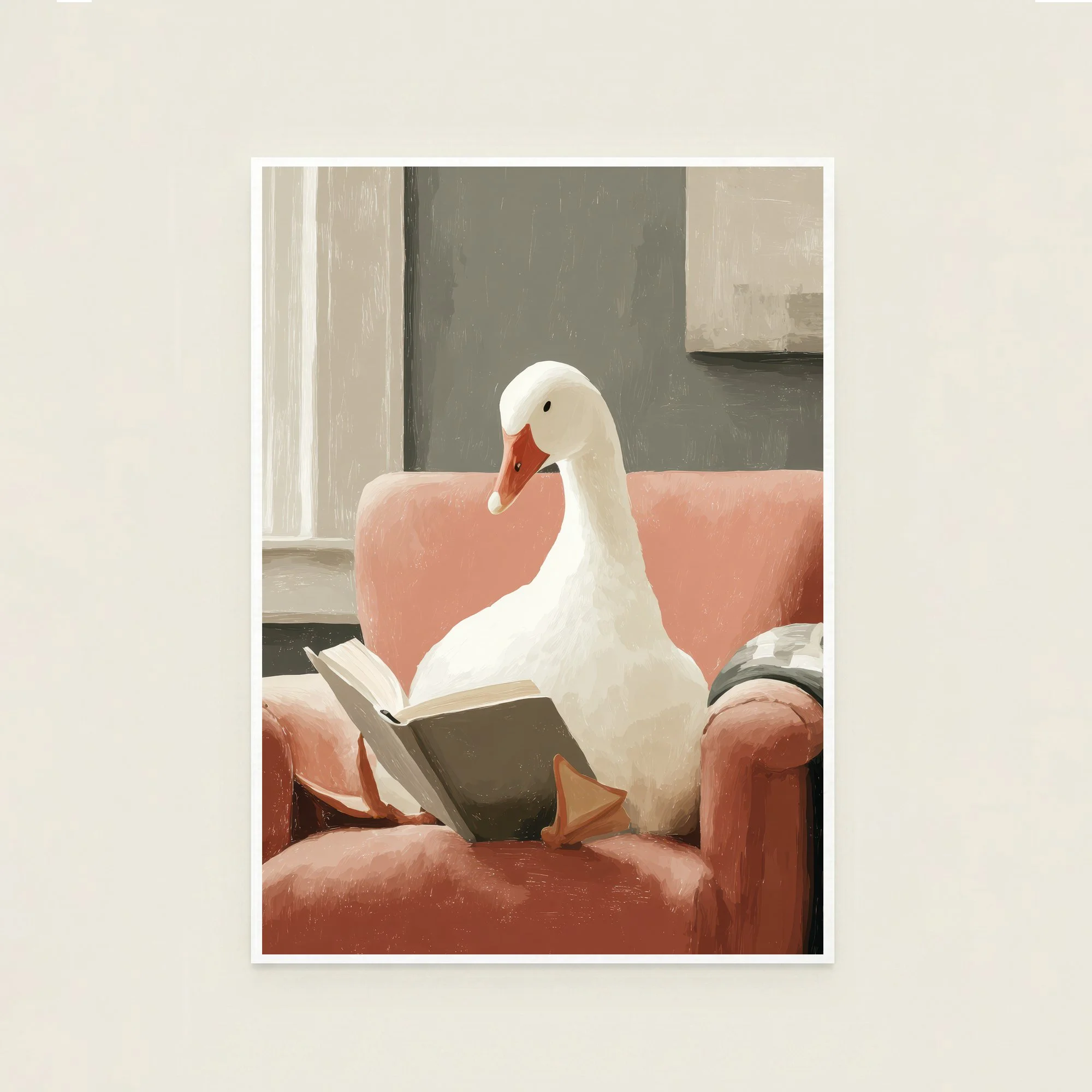Reading Goose Print