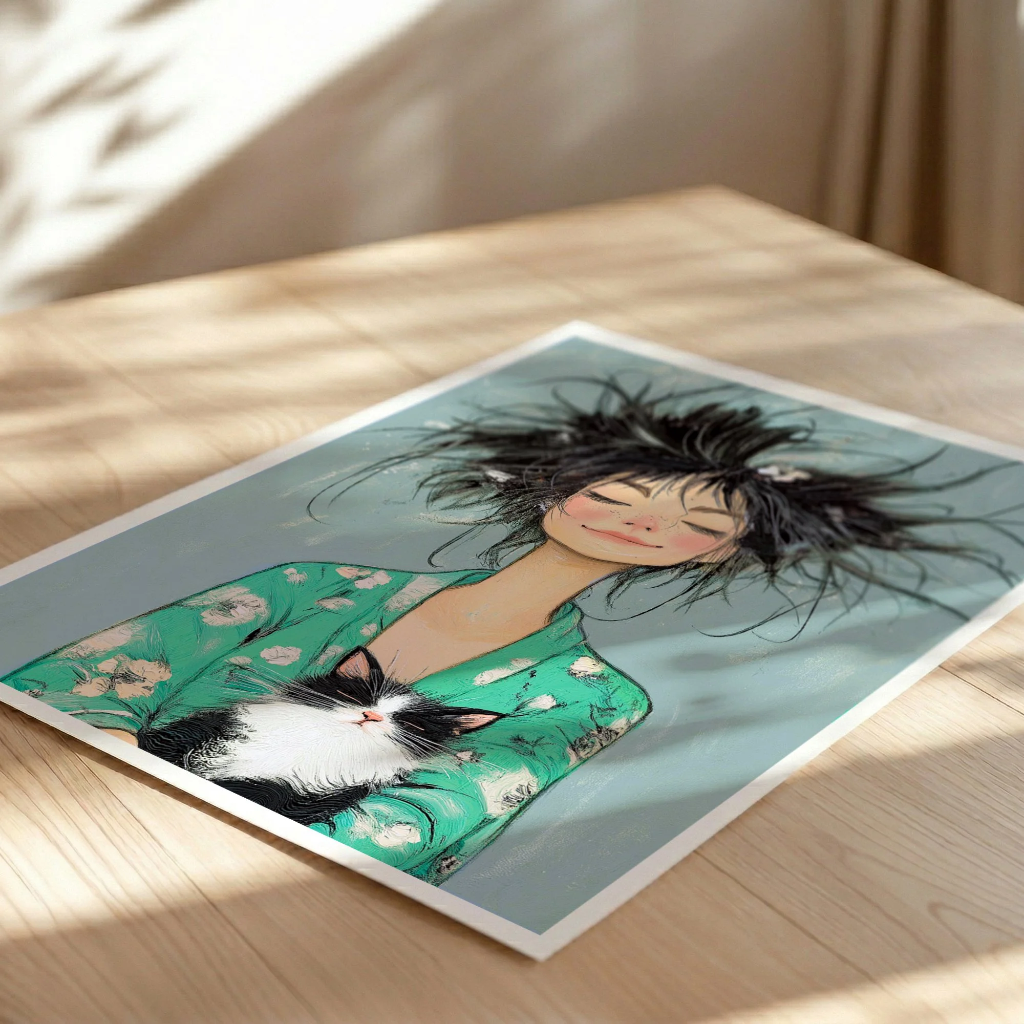 messy-hair-portrait-woman-with-kitten-teal-fine-art-paper.jpg