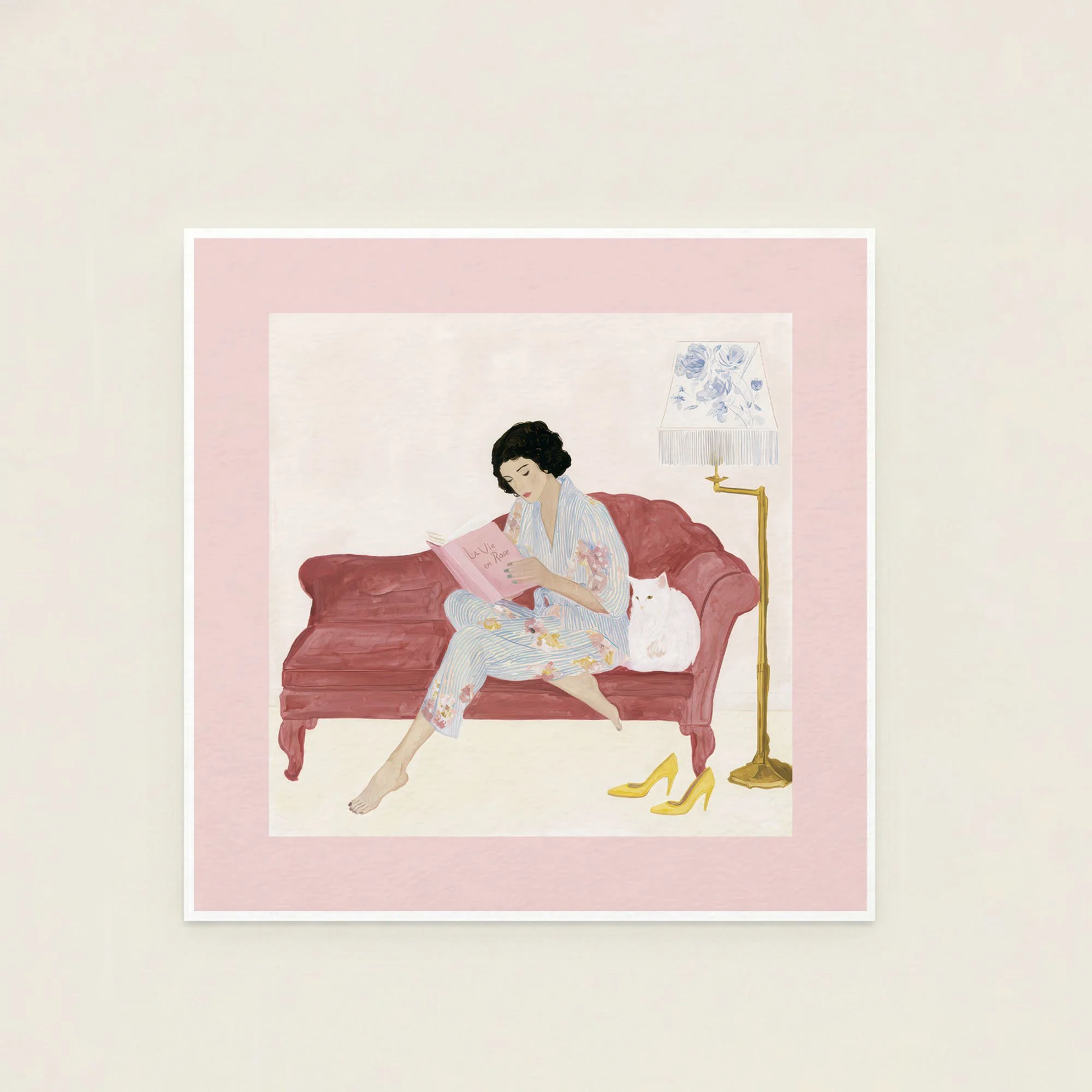Lady On The Sofa Print