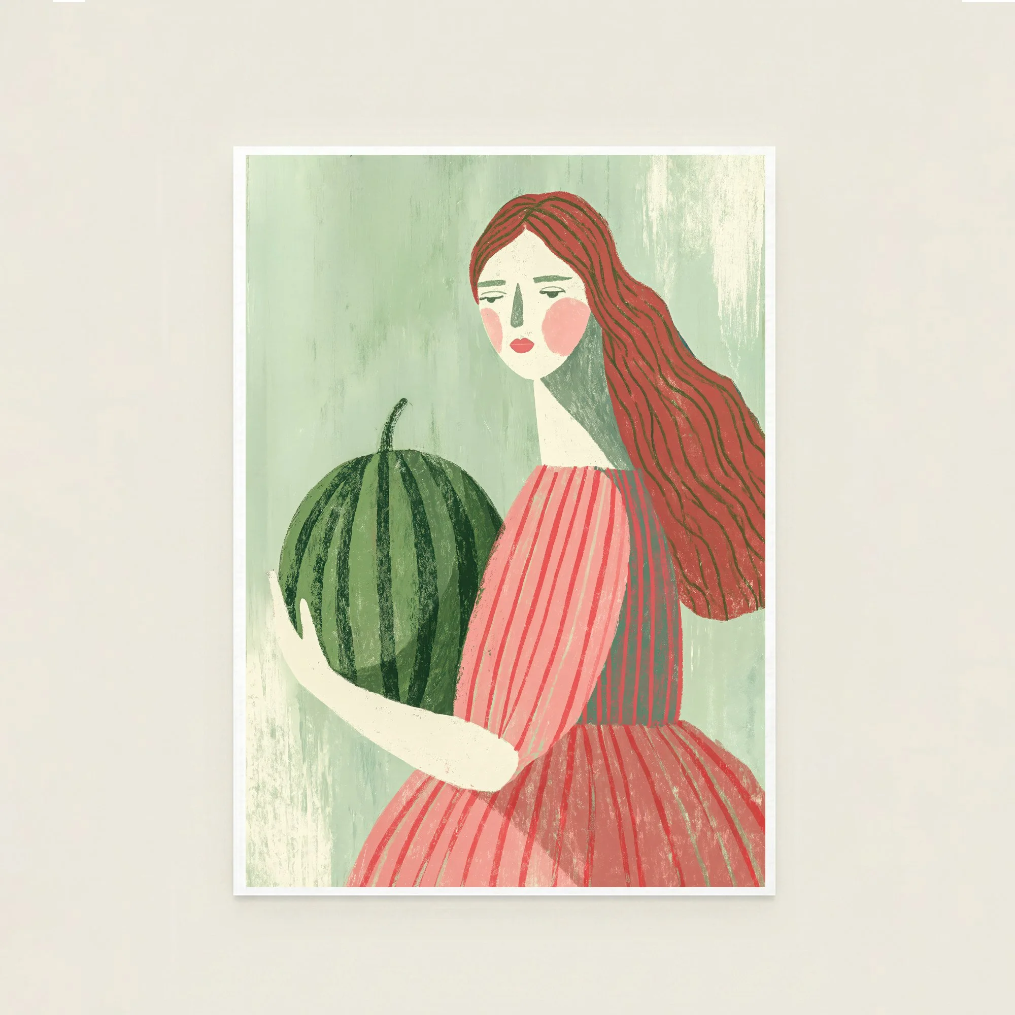 girl-watermelon-pink-green-art-print.jpg