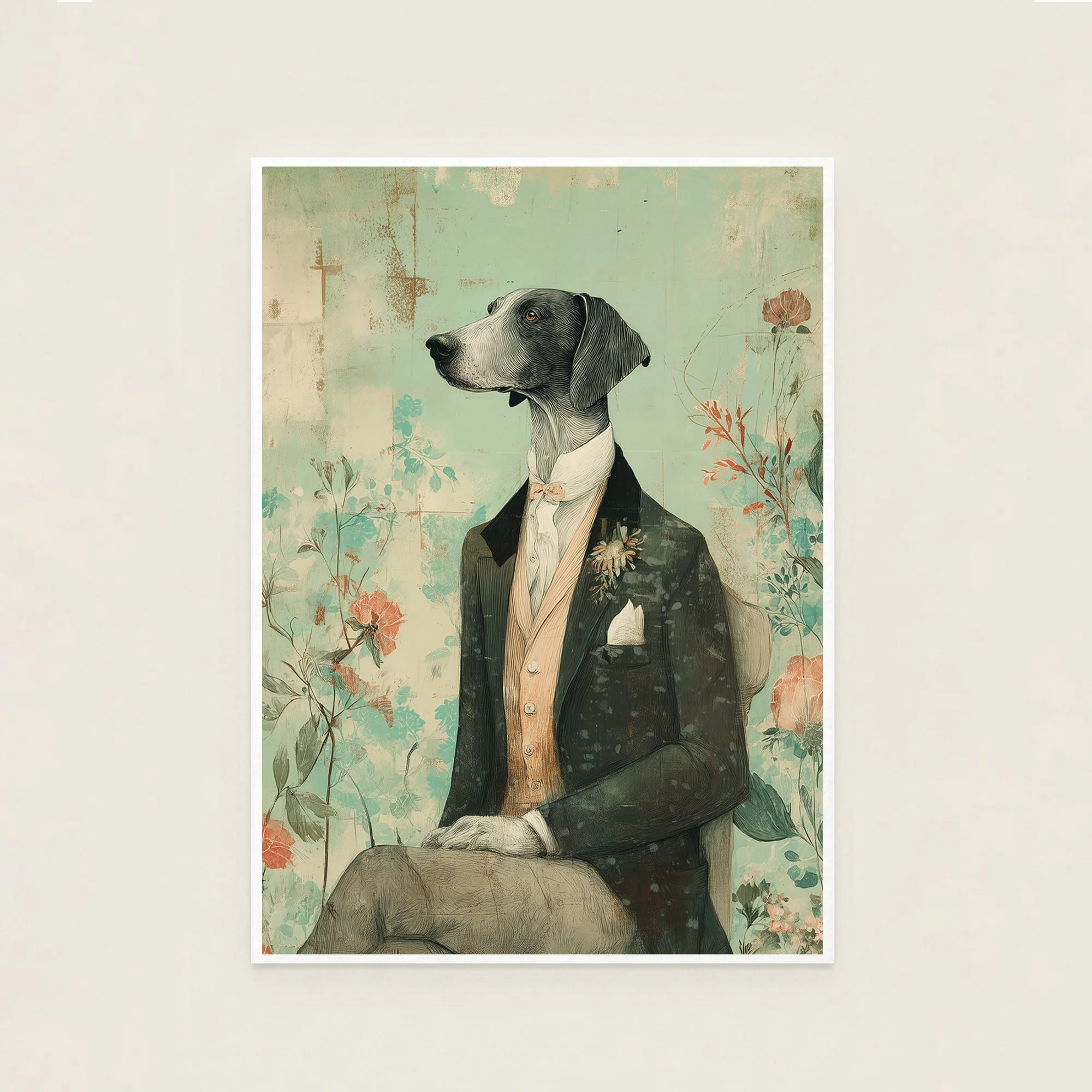 Aristocrat Dog Print