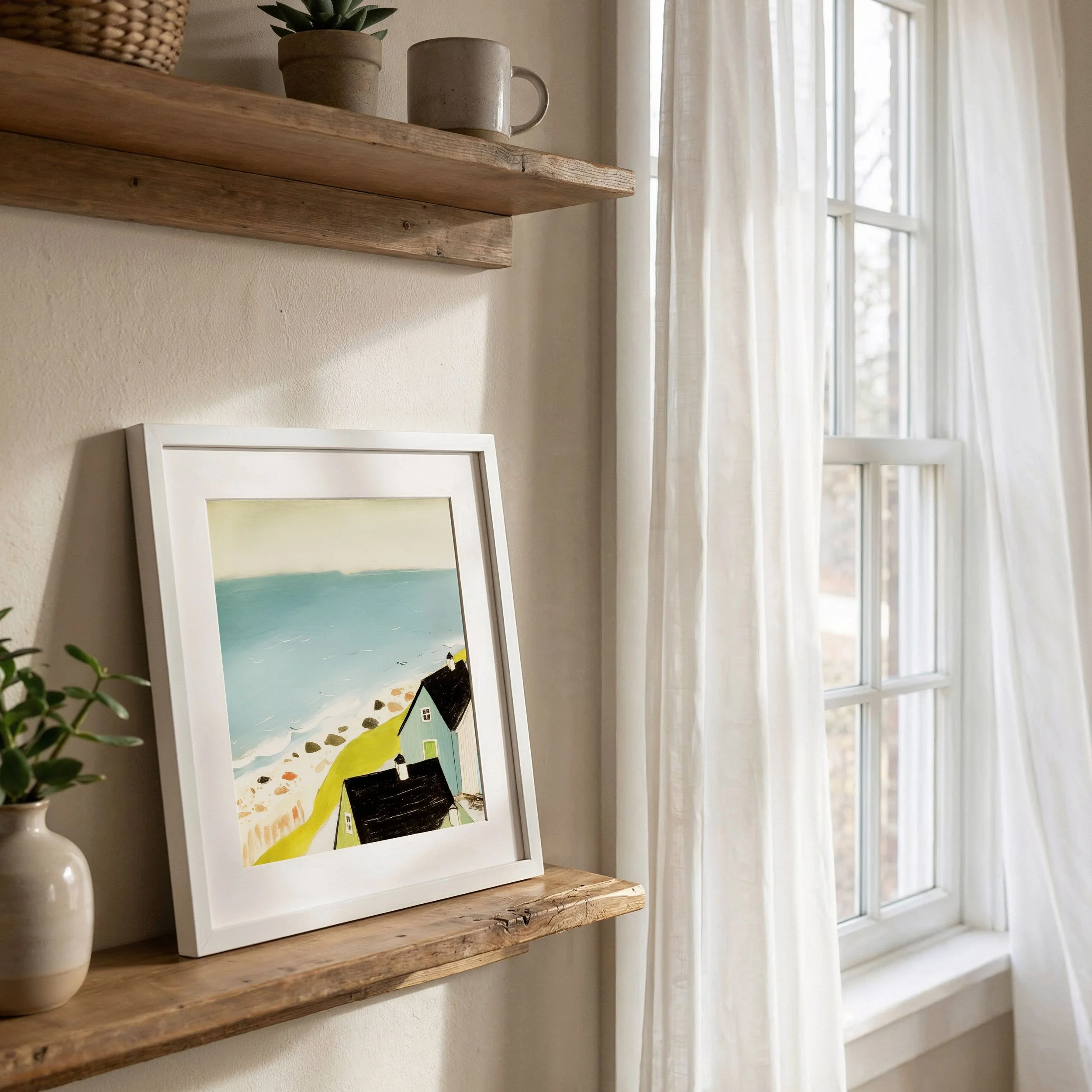coastal-houses-sea-view-green-framed-print.jpg