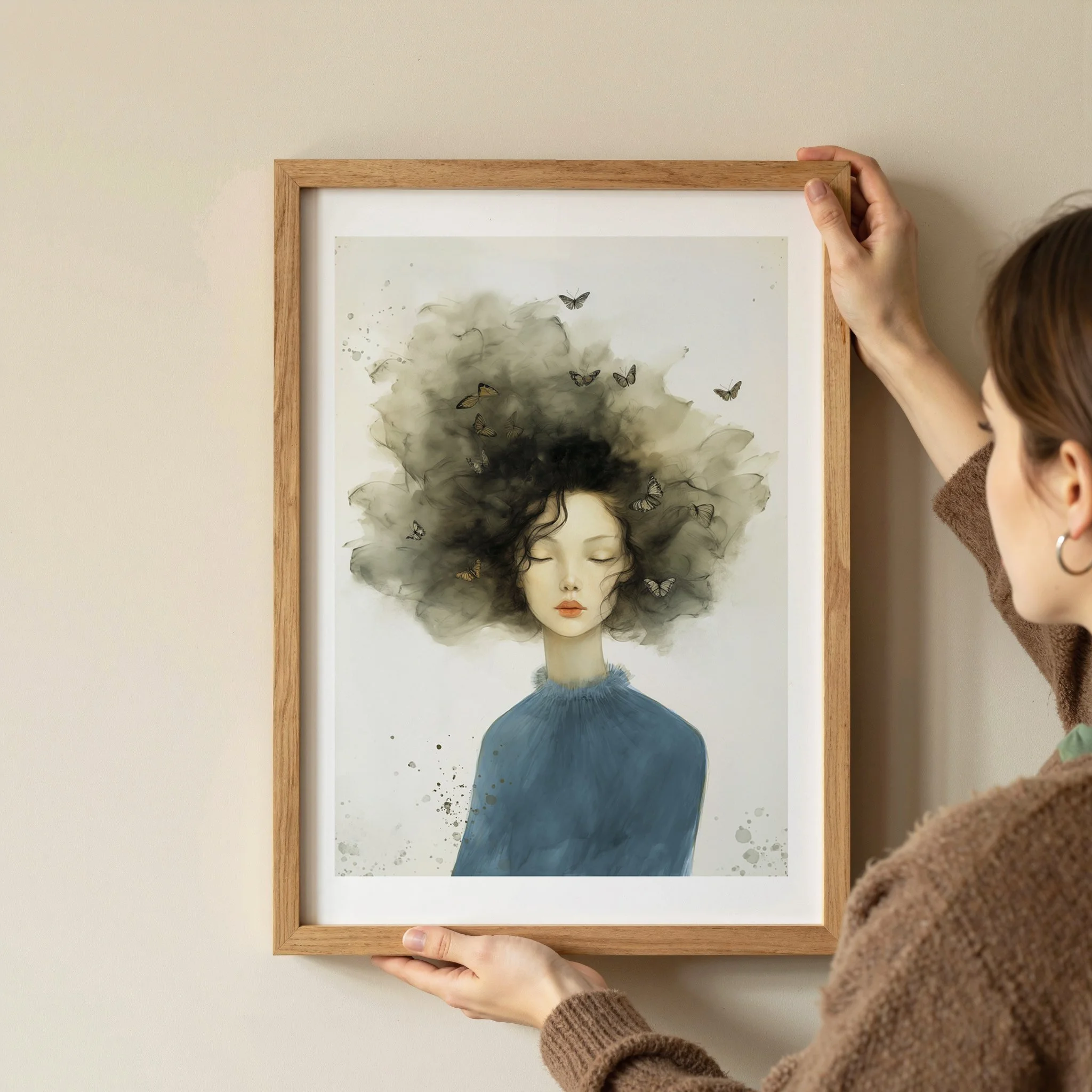 woman-butterflies-dark-hair-framed-print.jpg