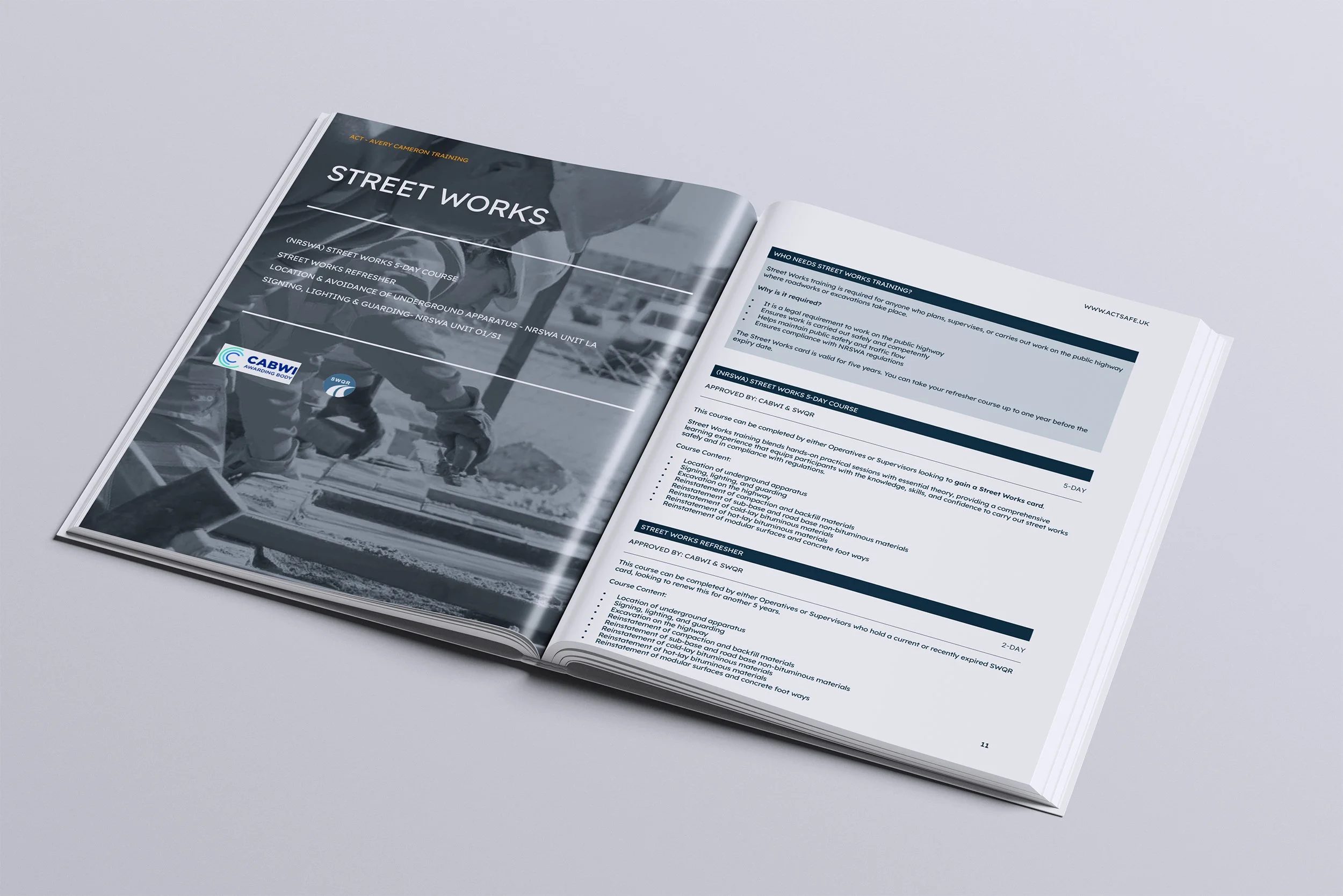 ACT - Training Brochure Design
