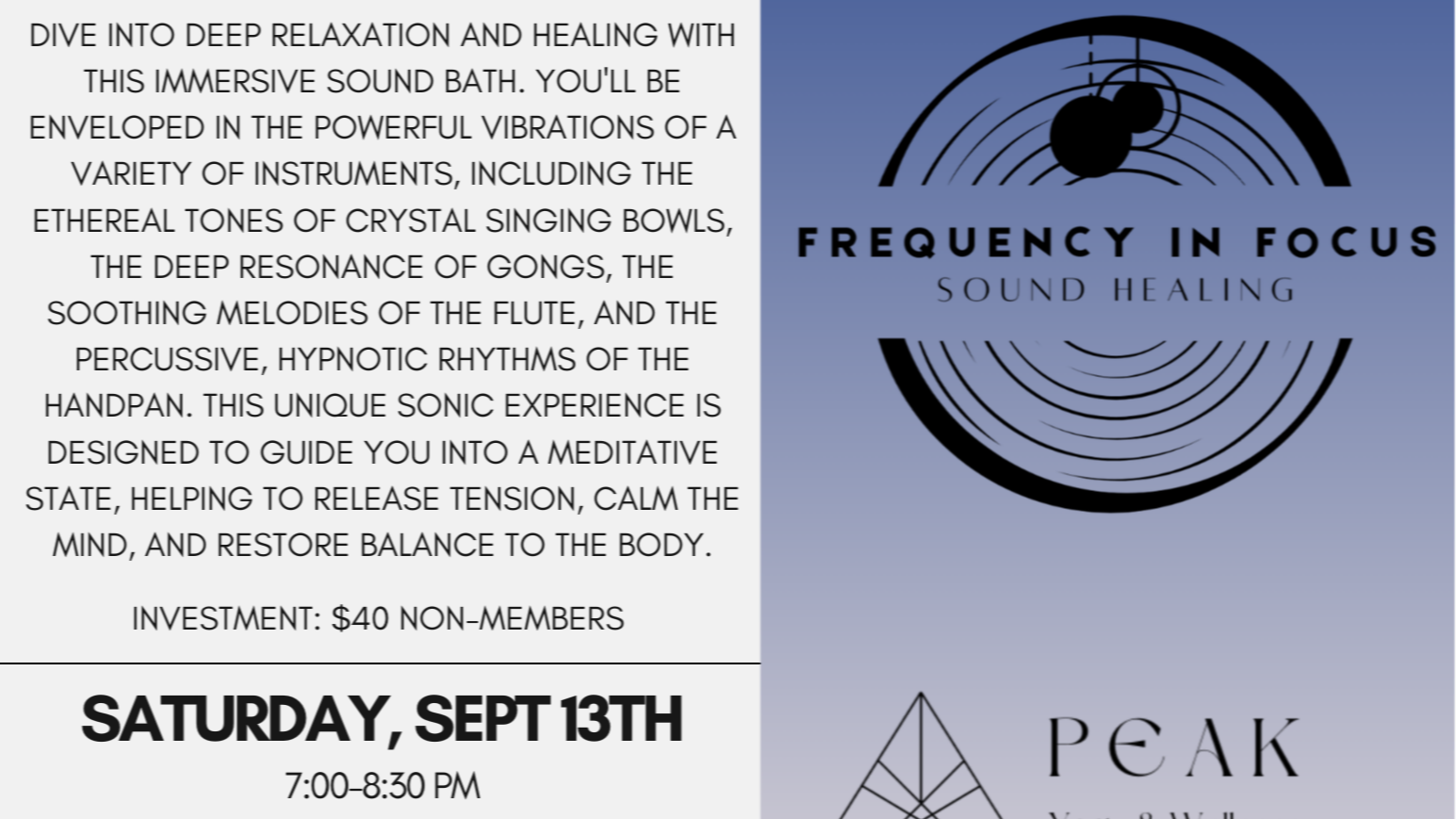 Sound Bath