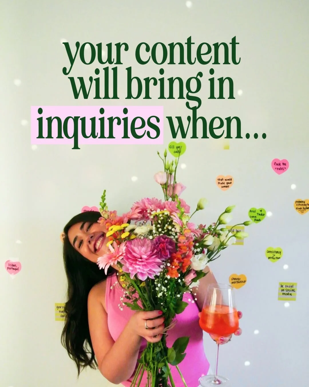 if one of your 2026 business goals is to get more inquiries from your content, this is for you 💖

which one did you need to be reminded of today? 👀

#marketingstrategist #contentcoach #contentstrategytips