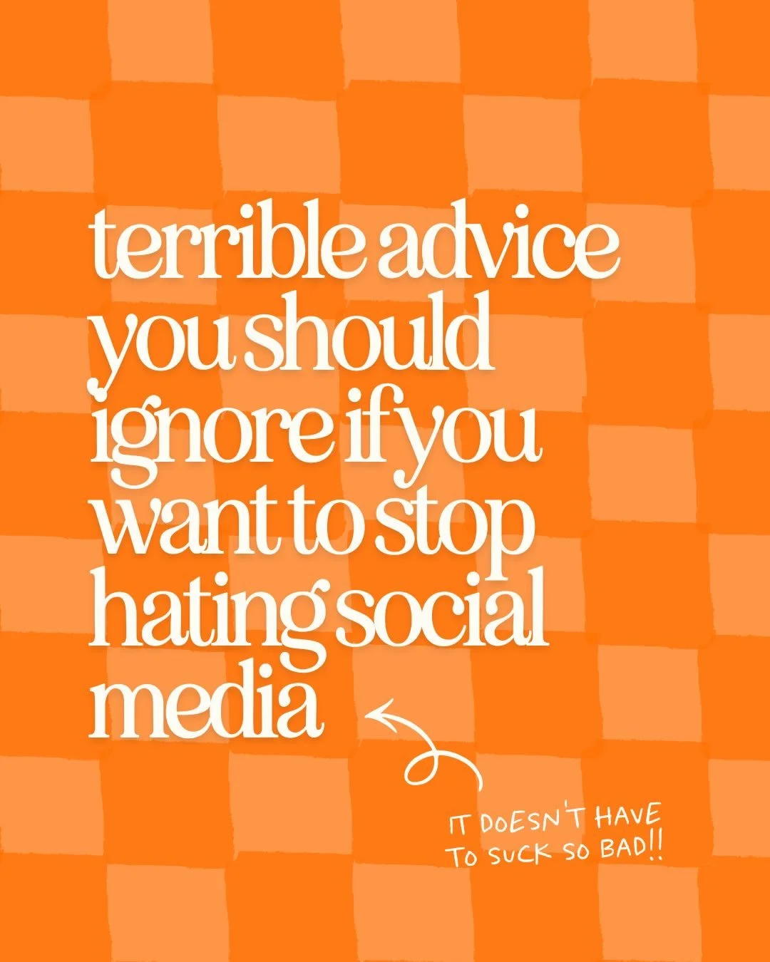 if there&rsquo;s one thing I know about social media it&rsquo;s that you don&rsquo;t need to perform a series of digital gymnastics to be found by people who REALLY want to work with you

your messy bun, your ADHD squirrel-brain, and your unhinged pe