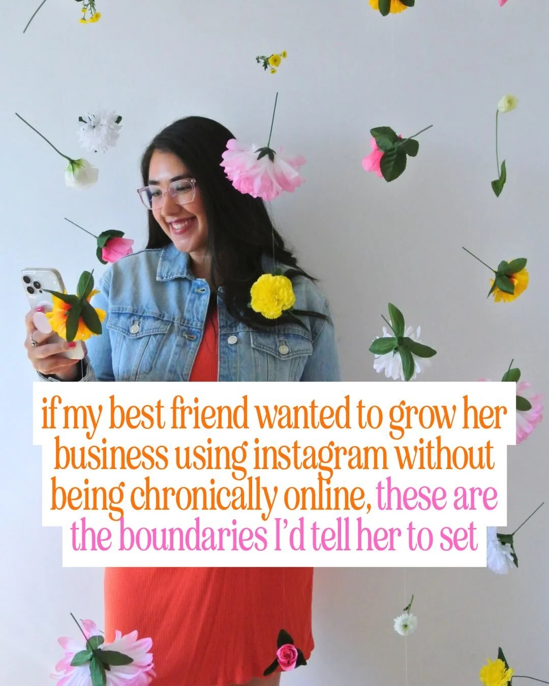 I obviously think (and by that I mean know) instagram can be an incredibly useful tool for your business. I literally built an entire business around helping people use it better!!

but using instagram to grow your biz and make money doesn&rsquo;t re