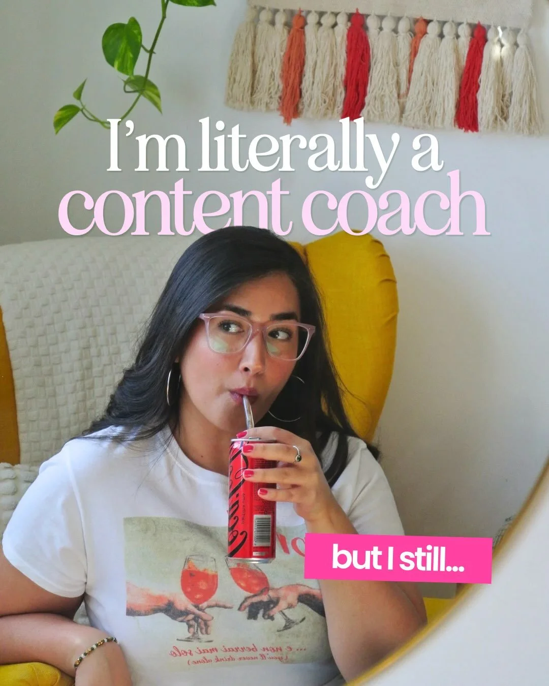 unfortunately, being a content coach doesn&rsquo;t make me immune to the occasional Instagram-induced existential crisis 🫠