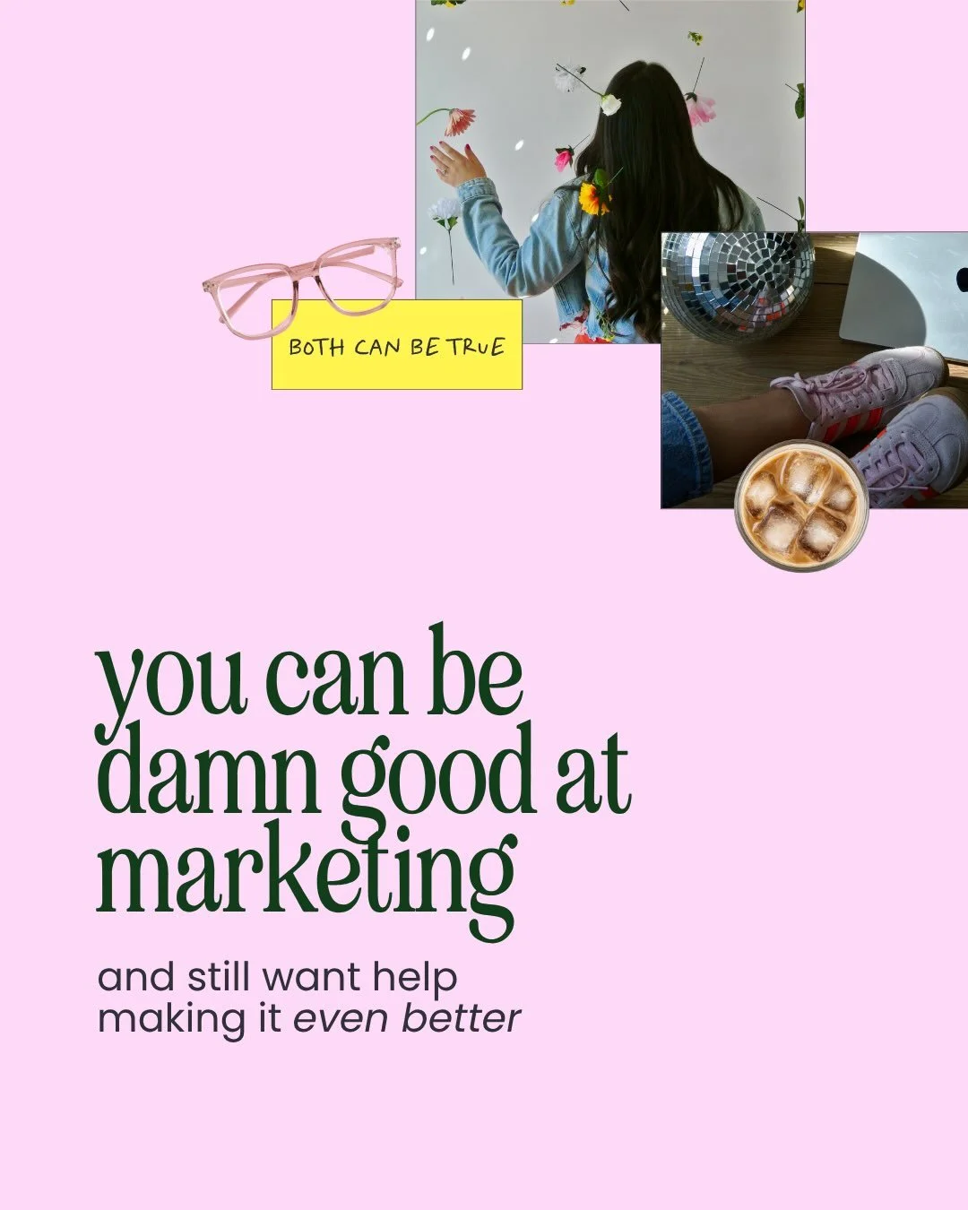 I think we spend so much time talking about getting better at marketing when things aren&rsquo;t going well that we forget how much fun it can be to work on something that&rsquo;s already pretty damn good

because maybe you&rsquo;re booking clients, 