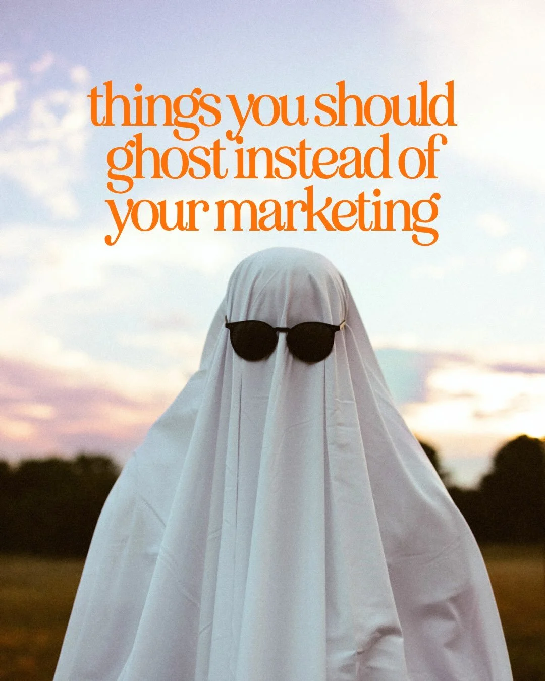 happy halloween!!

please stop ghosting your marketing. she misses you

xoxo 👻