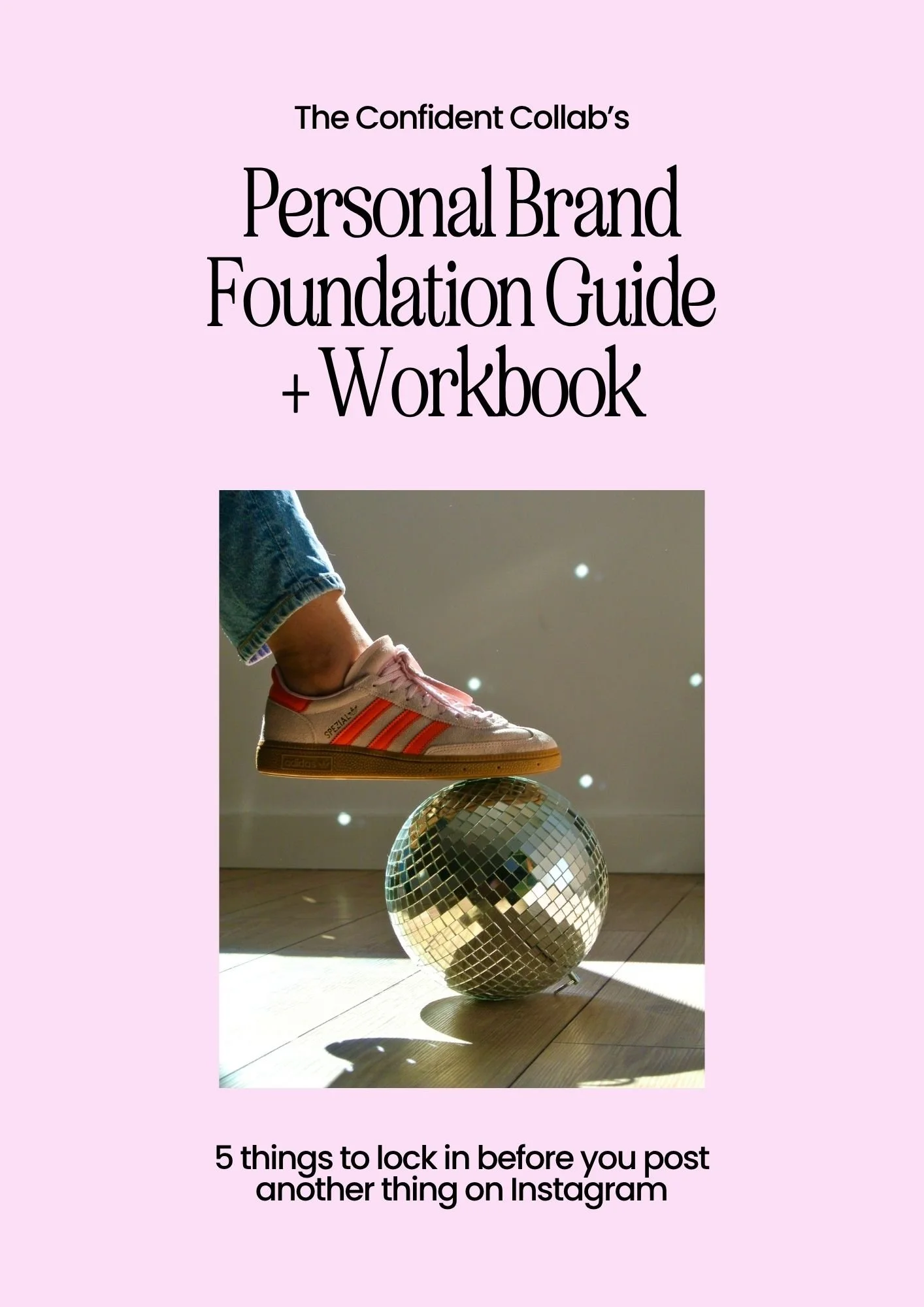The cover of the Personal Brand Foundation Guide and Workbook, a downloadable freebie for creatives