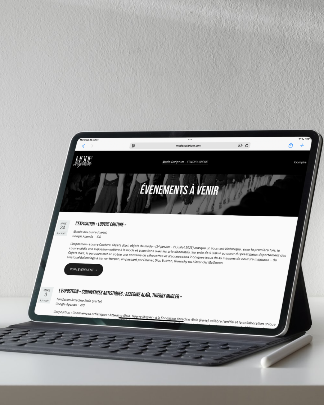 À propos | Découvrez notre histoire, contactez-nous — Mode Scriptum