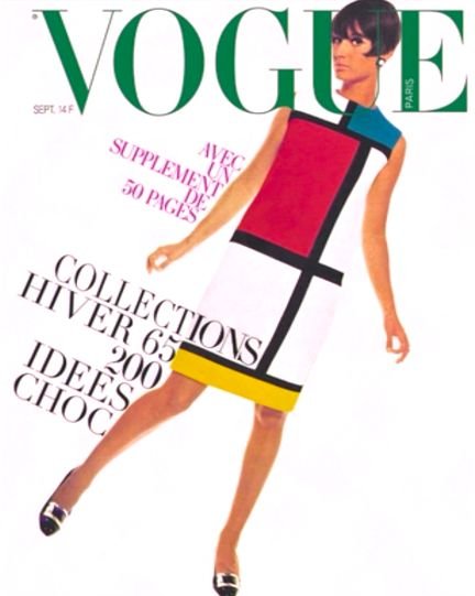 YSL MONDRIAN – PARIS VOGUE SEPTEMBRE 1965