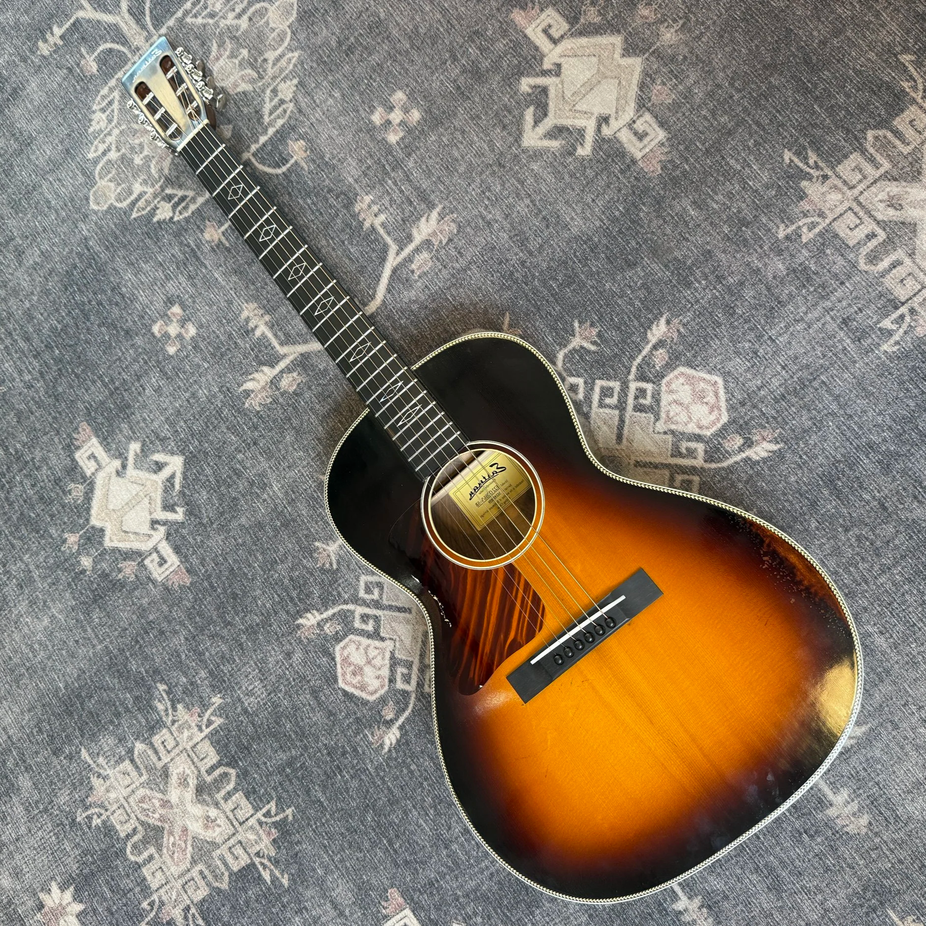 Eastman E2200S/V - Antique Hand-Applied Varnish / Solid Thermo Cured Adirondack Spruce Top / Solid Walnuts Back and Sides / 1 1/16" Bone Nut / Bone Thru Saddle / Includes Hardshell Case - $2,259