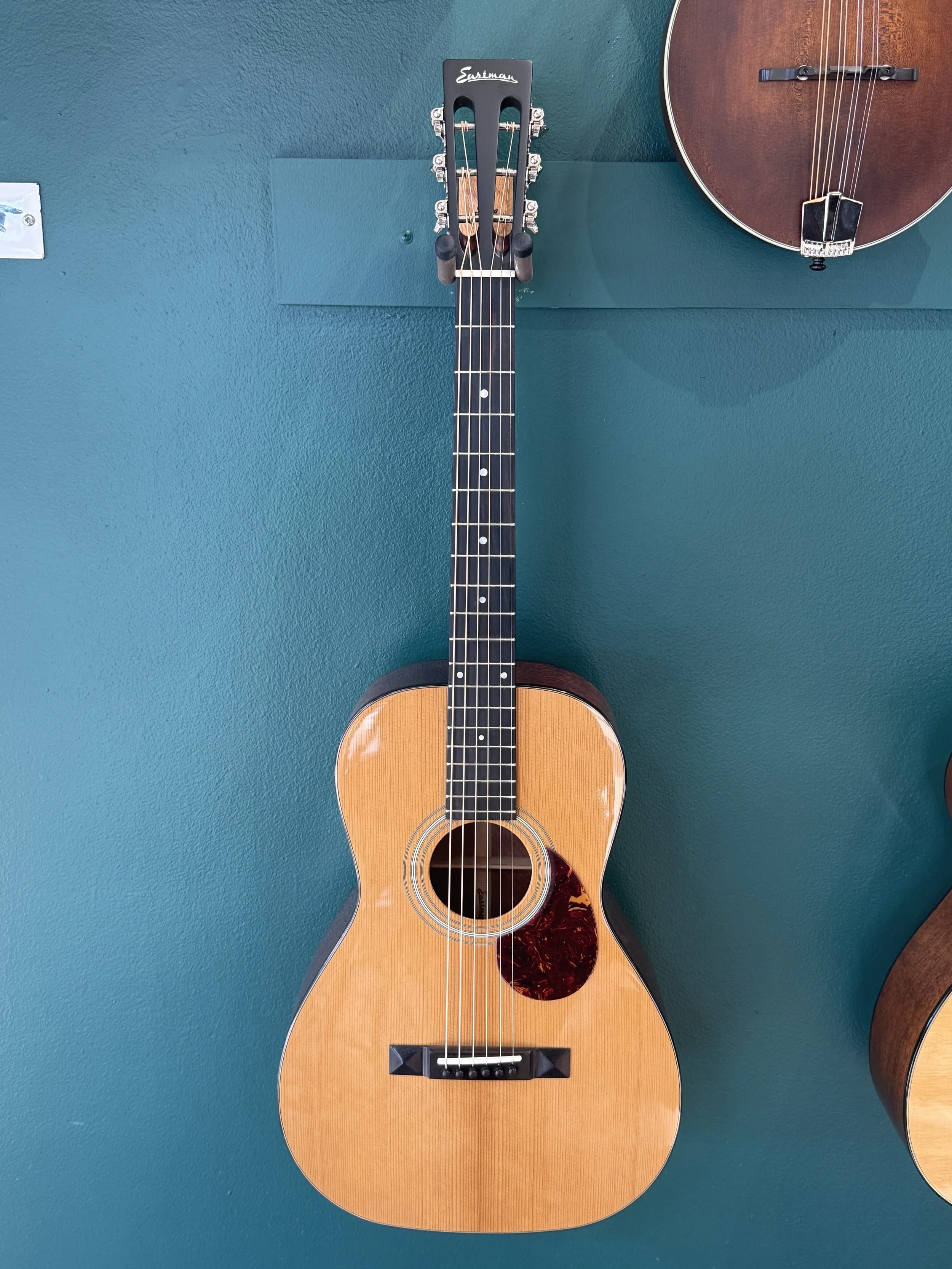 Eastman E10 Parlor - Solid Thermo Cured Adirondack Top / Solid Mahogany Back & Sides