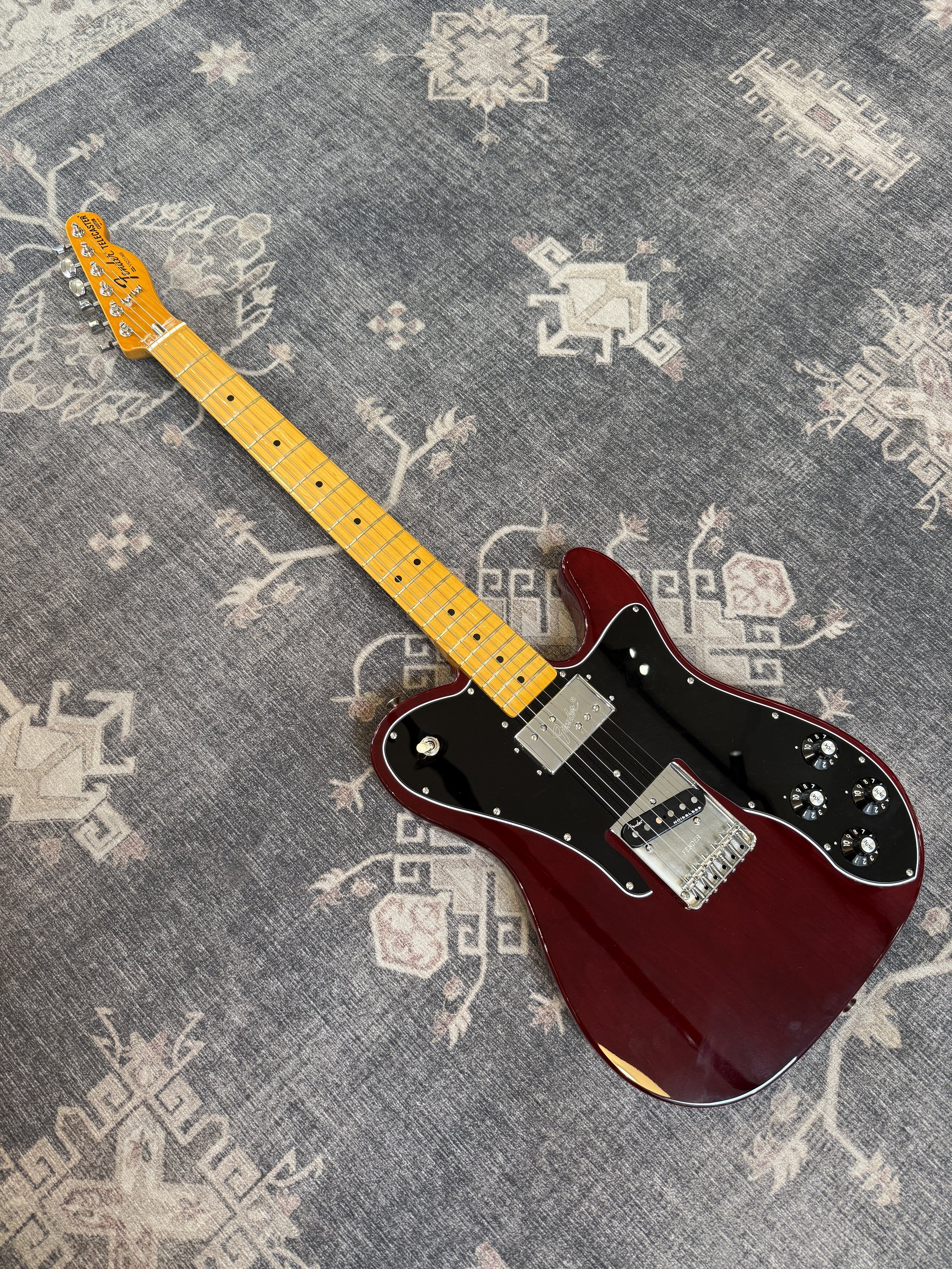 2022 American Telecaster Custom - Single Owner - Noiseless Bridge P/U, original in case - CUNIFE Wide Range Neck Humbucker / 1977 Specs, 2.5 Radius - $2,250