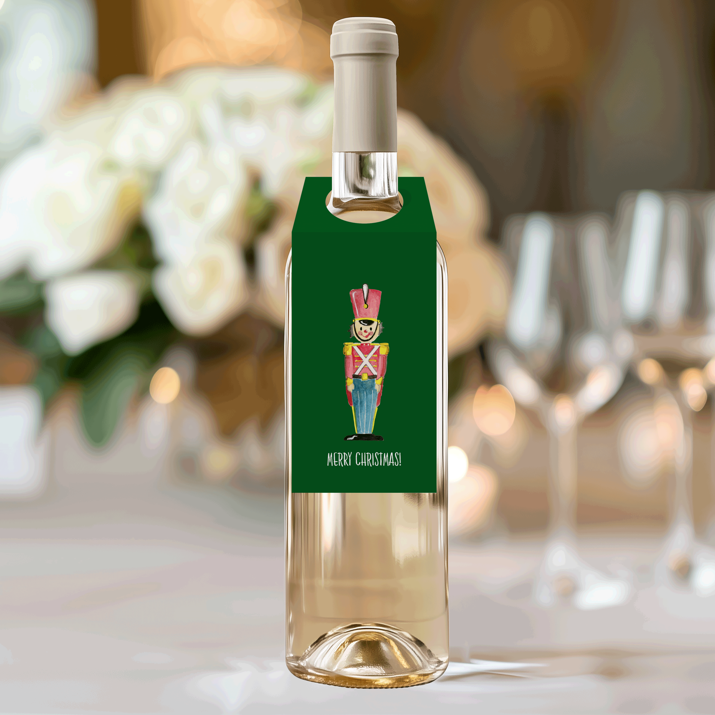 Toy Solider Wine Tag