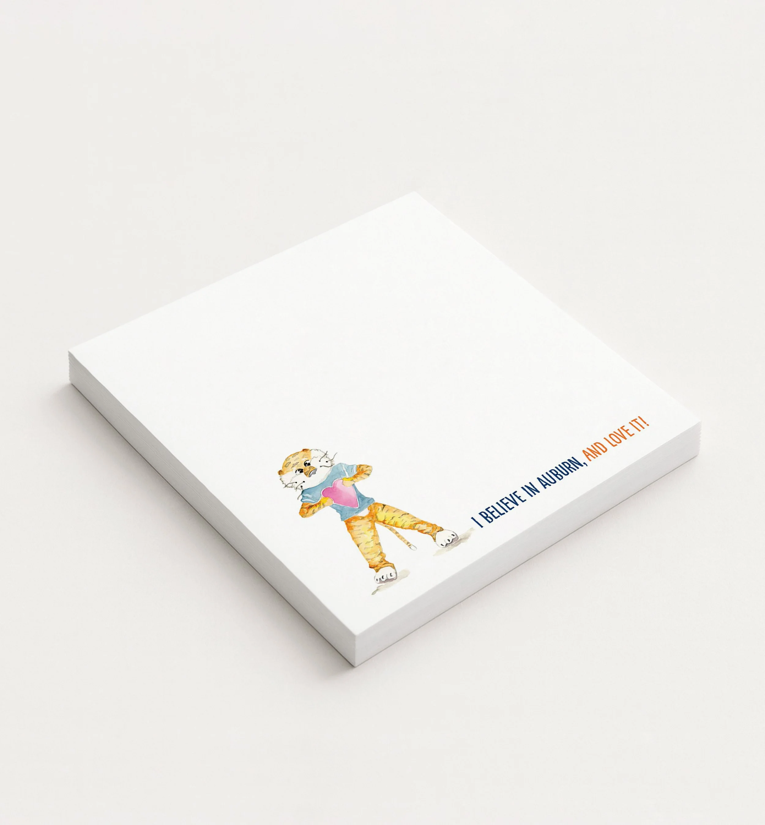 I Believe in Auburn Notepad