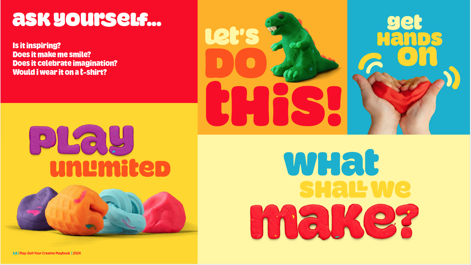 Play Doh branding