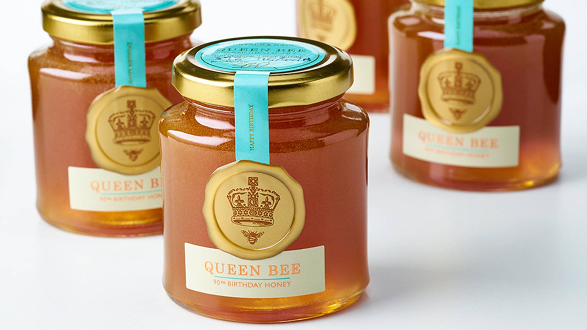 Honey packaging for Fortnum & Mason