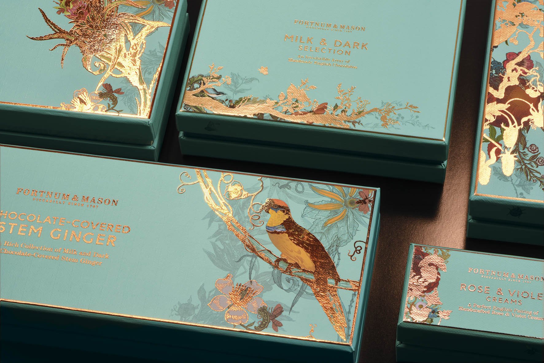 Biscuit packaging for Fortnum & Mason