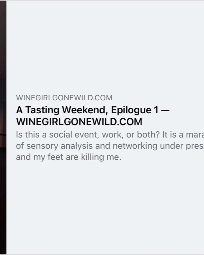 How did I spend my weekend? Check out winegirlgonewild.com for the low down - it was a good one! #linkinbio #subscribeformorewinefun #nywe2025 #itsallinthere #funwithwine #3days3tastings #itsnotover #itsjustbegun