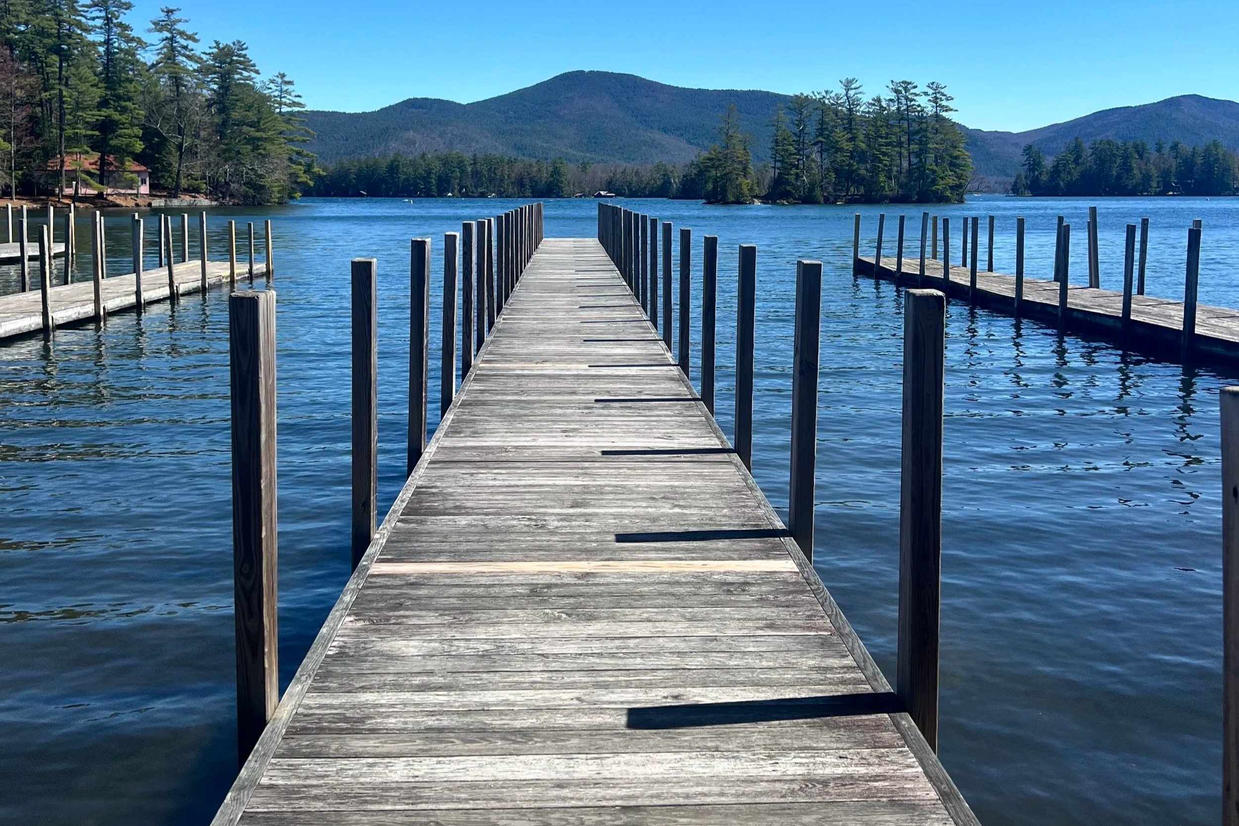 I remember seeing a poster in old corporate-type interview meeting rooms. It was a bridge over water to basically nowhere. This picture pissed me off, and off set my controlled and prepared personality at the time - maybe that was the point. This is 