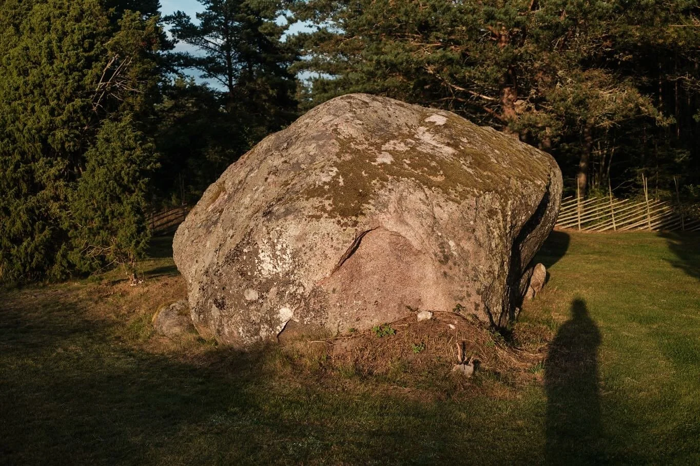 Veel magische stenen in Estland. Helemaal mijn ding dus. Enkele lagen in onze tuin van ons vakantiehuisje maar de grootste die we bezochten had een &Oslash; van 28,4 m, was hoog 5,3 m en had trapje om op te klimmen. 
#zwerfkei #erraticboulder #glacia
