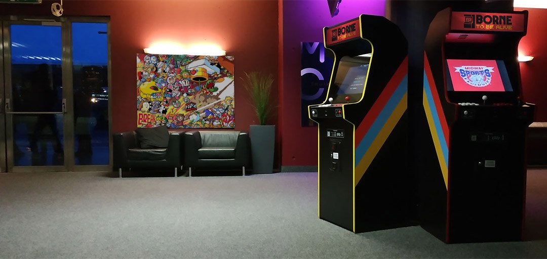 Des bornes d'arcade en location dans vos locaux sur tout la Bretagne et alentours