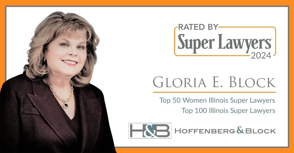 Gloria E. Block Receives Top Honors in 2024 from Super Lawyers block reid chicago illinois family lawyer