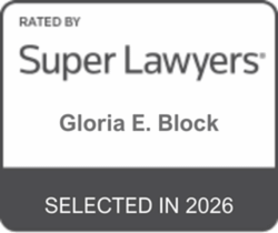 rated by super lawyers gloria e block selected in 2026 block reid chicago illinois family lawyer