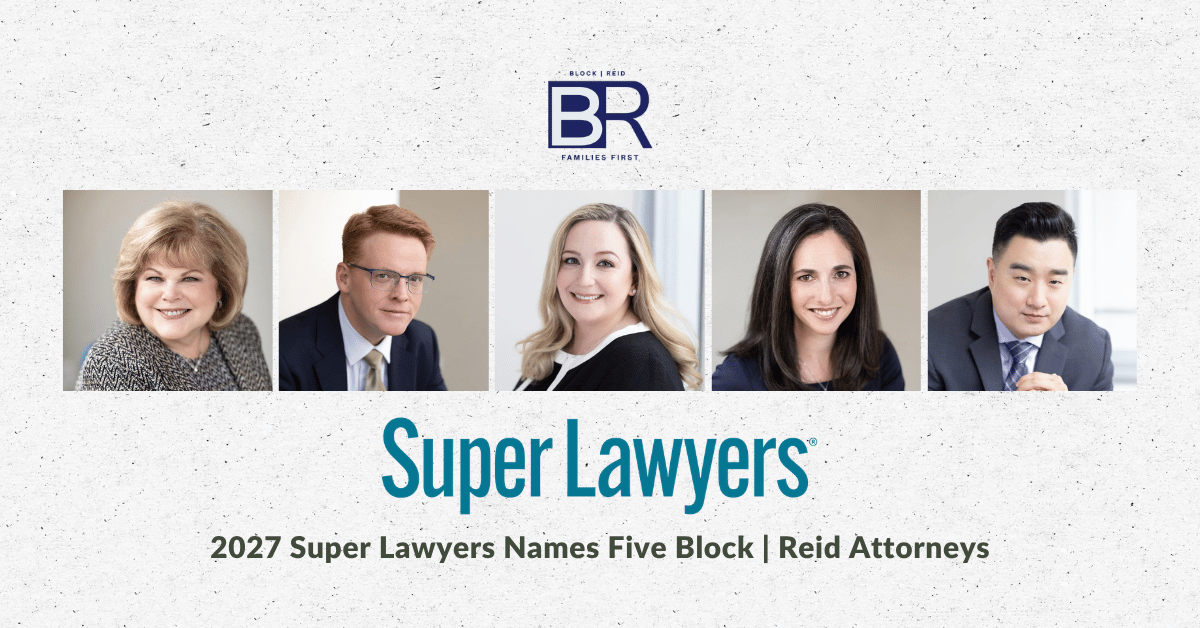 2027 Super Lawyers Names Five Block | Reid Attorneys chicago illinois divorce lawyers