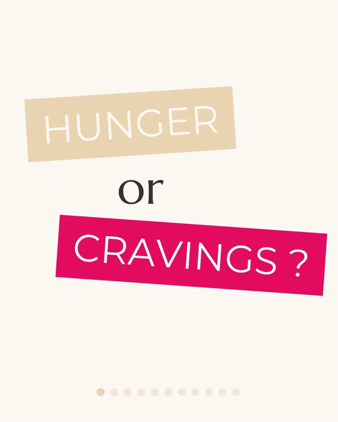 Understanding the difference between hunger and cravings can help you feel more in control around food.
But the goal is not to judge either one.

Hunger is usually physical.
It often builds gradually.
You may feel an empty stomach, low energy, diffic