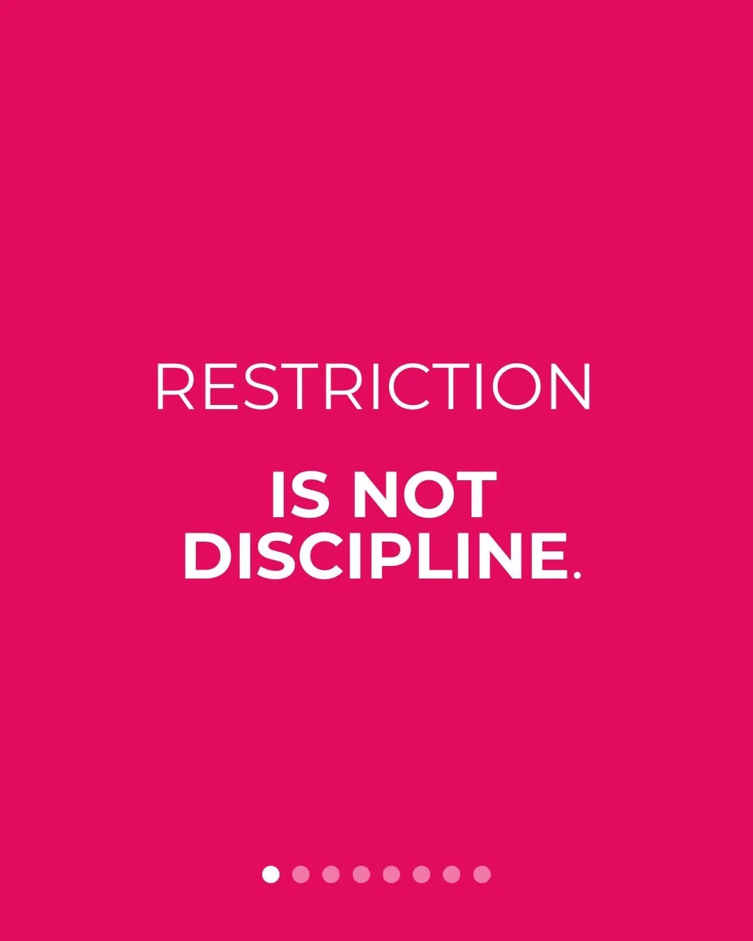 Restriction can look like discipline from the outside.
But for many people, it creates the opposite of consistency.

You restrict all week.
You feel proud for a few days.
Then cravings build.
Your energy drops.
Your mood changes.
The weekend comes.
Y
