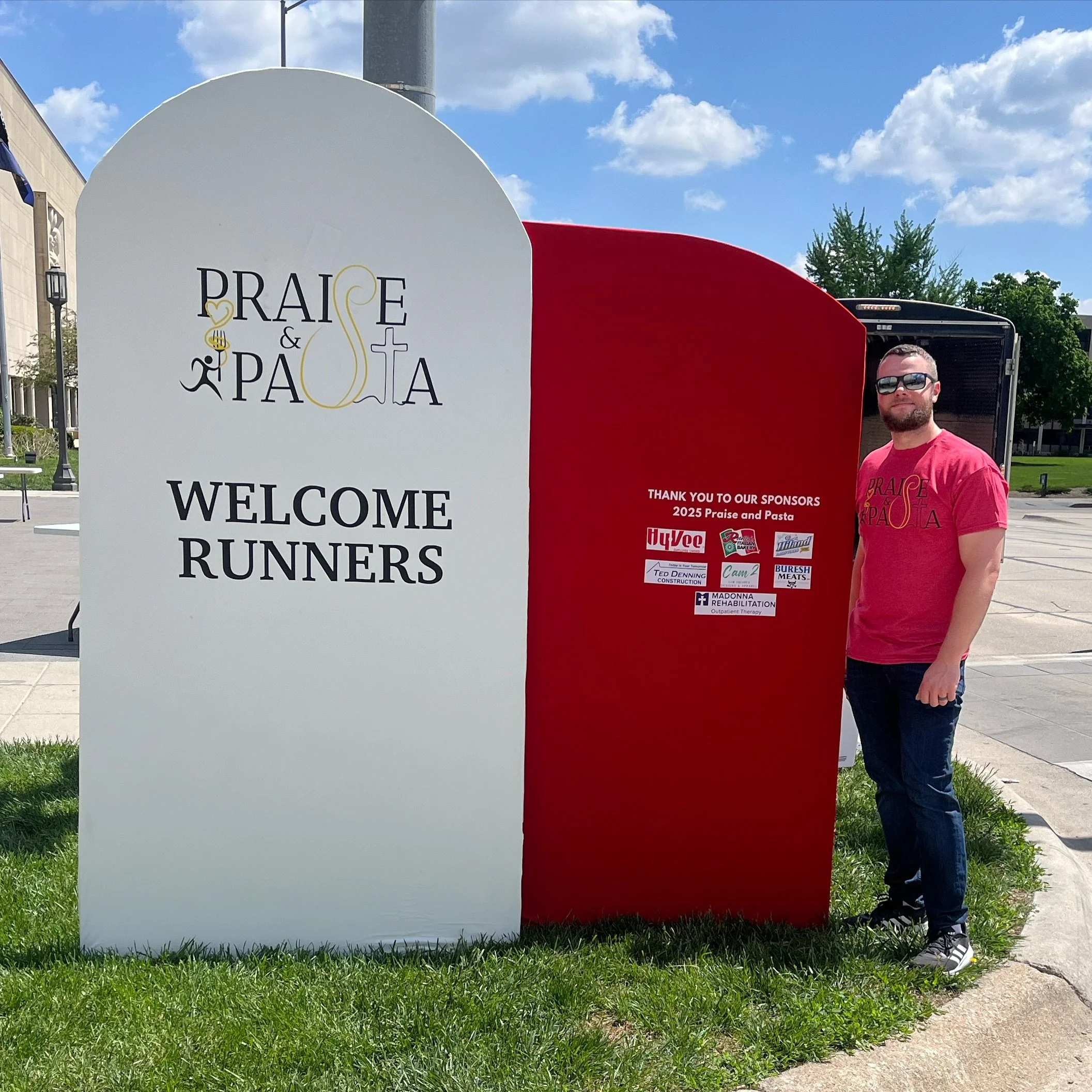 Feast &amp; Festivity!
We had the pleasure of creating these custom signs for the upcoming Pasta Dinner hosted by St Mary Catholic Church

Join us for an evening of carbs, community, and celebration before race day.
Today, May 3rd from 5:00-7:00 at L
