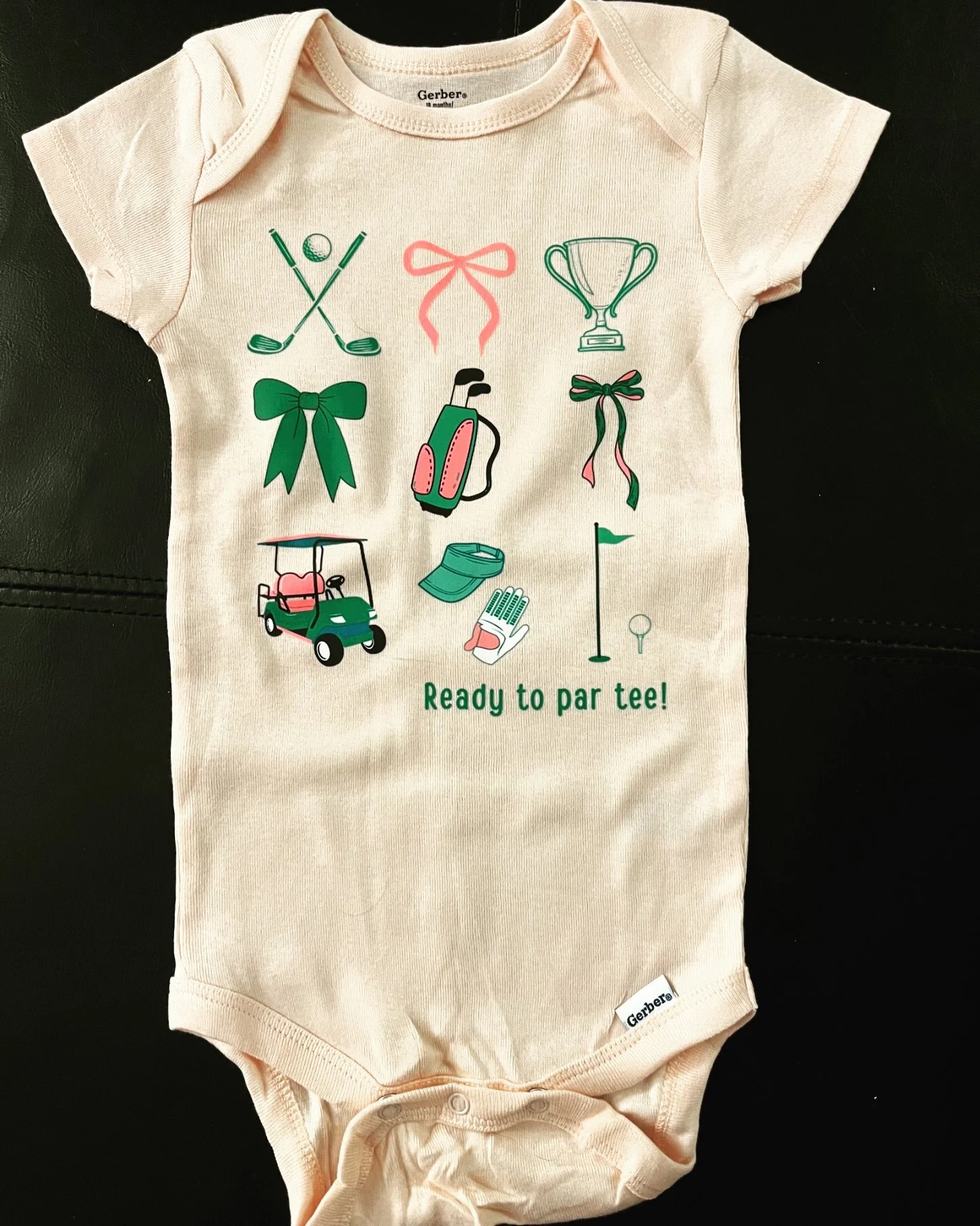 This little miss is ready for the masters ⛳️
Order your custom shirt for your next big weekend! Reach out to us today to discuss your next design!
#camsquareddesigns #customshirts #customonesie #golfshirts