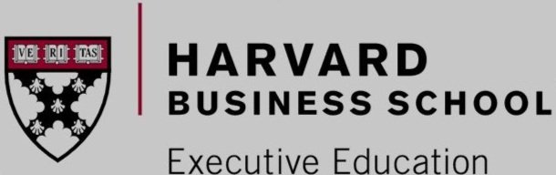 Harvard Business School logo with text 'Executive Education'