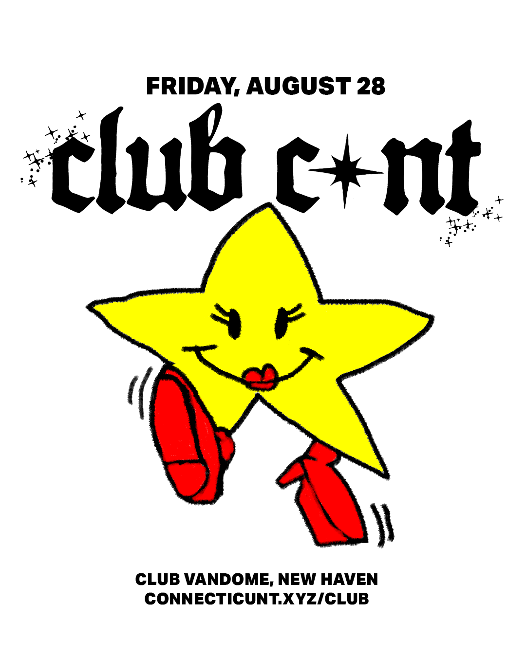 Club C*nt August 28 Ticket