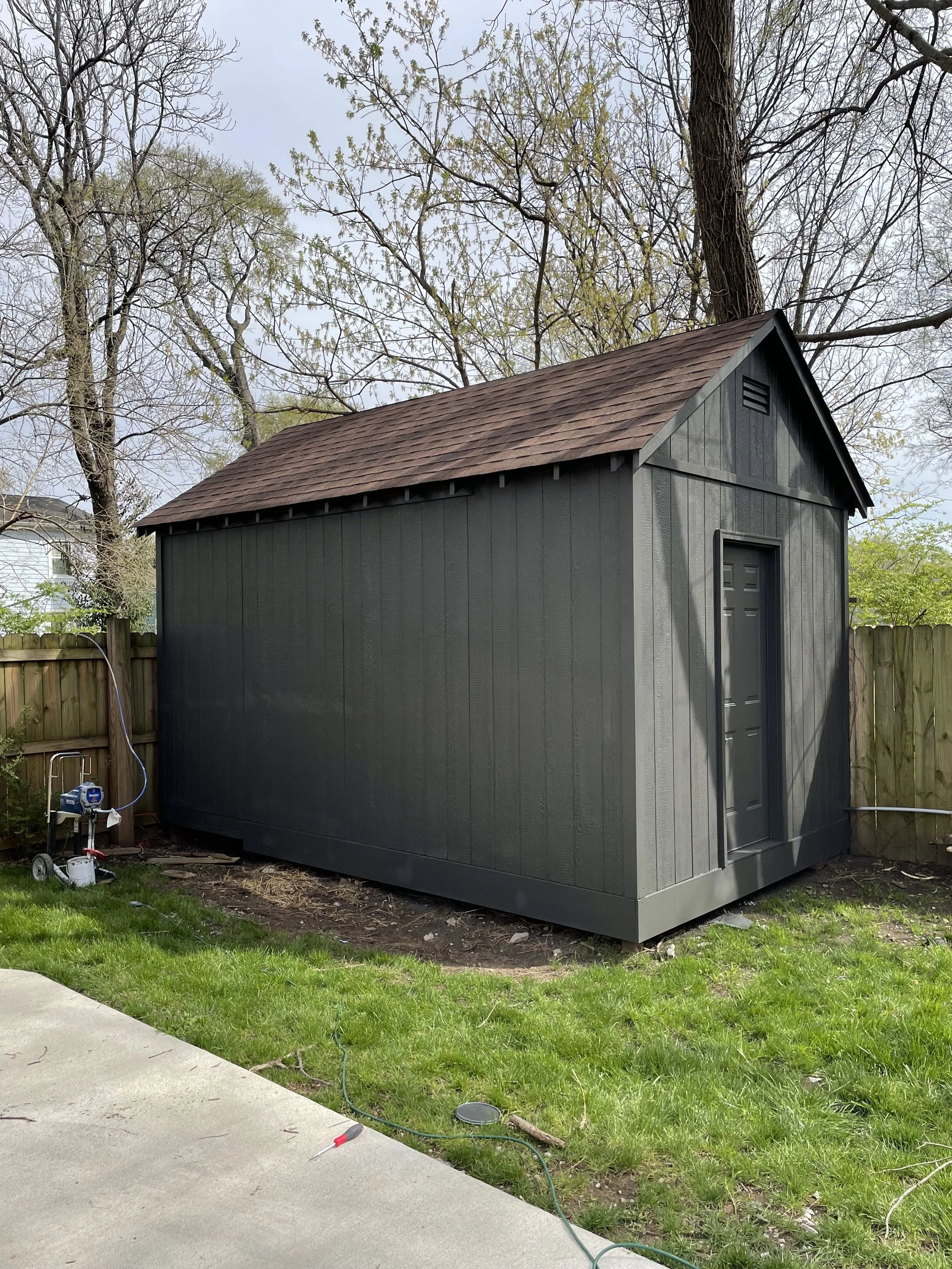 Shed after