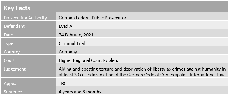 Koblenz court issues verdict in Eyad A. case