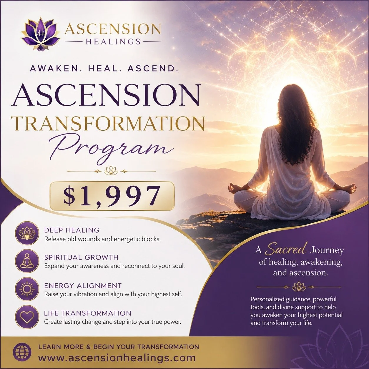 Our community is growing and glowing. If you&rsquo;re seeking 1:1 support or group journeys, explore our offerings at ascensionhealings.com/services.
You&rsquo;re not alone on this path. ✨ #AscensionCommunity