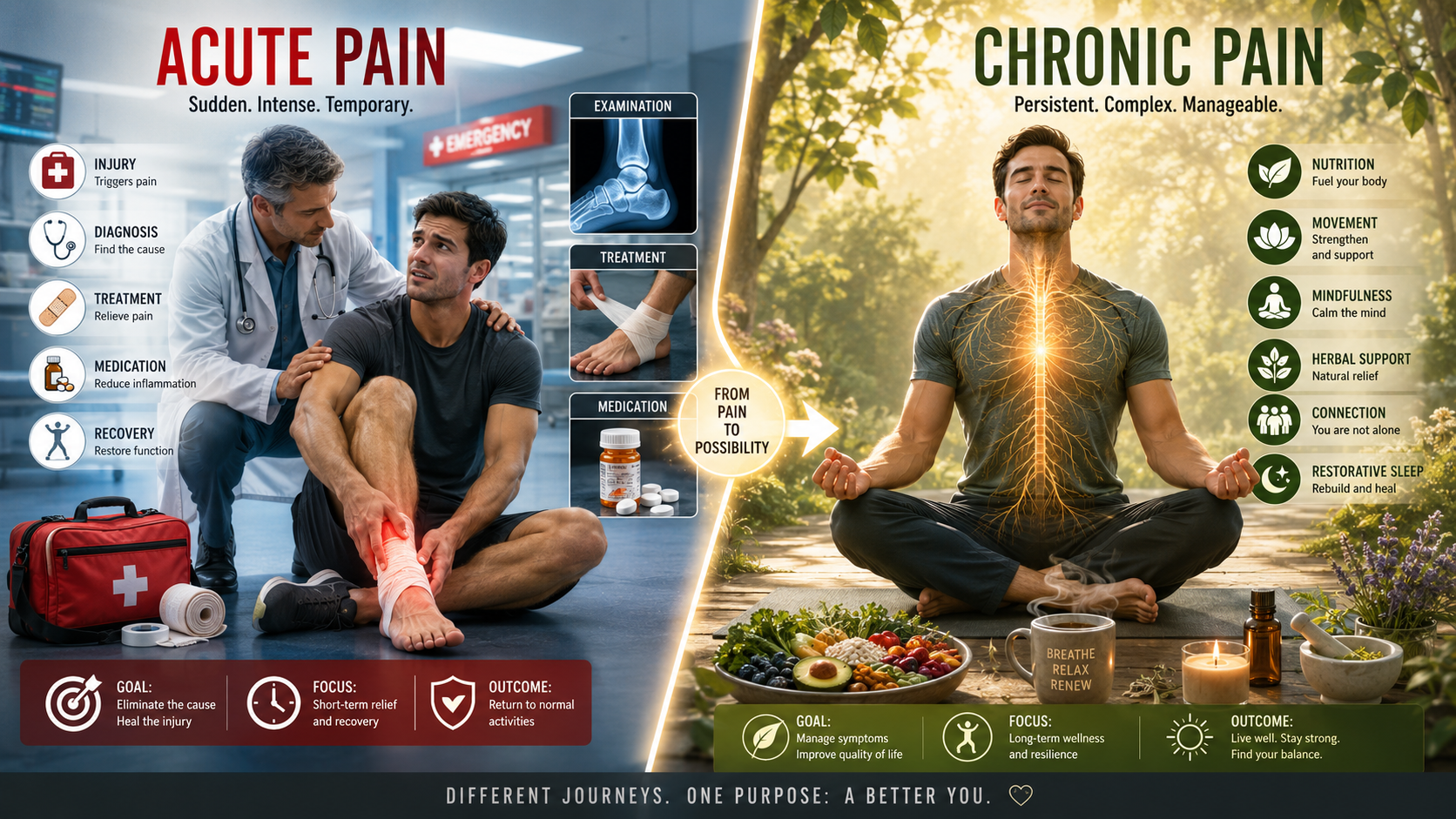 Acute vs. Chronic Pain: Why Your Body’s Alarm System Changes Over Time