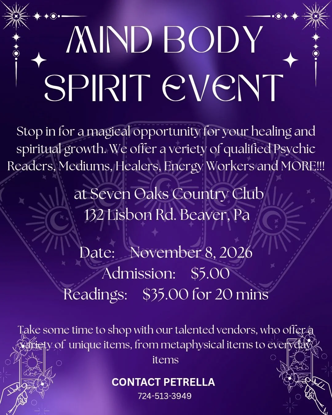 Mind, Body, Spirit Event | Beaver, PA